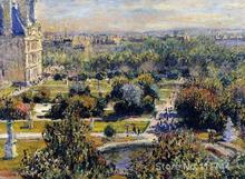Galería de Arte en línea, pinturas de paisajes de Tulleries Claude Monet pintadas a mano de alta calidad 2024 - compra barato