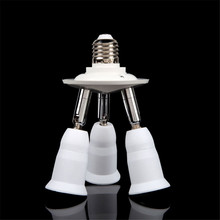 Lighting Accessories LED Bulb Accessories 3 in 1 Adjustable  Base Light Lamp Bulb Adapter Holder Socket Splitter 2024 - buy cheap