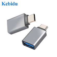 Kebidu Кабель с разъемом USB Type-c на обоих концах для подключения внешних устройств к USB 3,0 OTG адаптер конвертер для Xiaomi 4C 4S 5S плюс 3Т Oneplus 2 3 Nubia Новые 2024 - купить недорого
