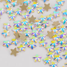 Star Shape Crystal AB Flat Back Fancy Nail Rhinestones For Wedding Personality Design Beads 2024 - buy cheap