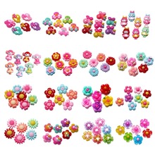50Pcs Mixed Girls Flower Resin Cabochon Flatback Decoration Crafts Embellishments For Scrapbooking Diy Accessories 2024 - buy cheap