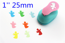 free ship 1'' (2.5cm) angel paper cutter scrapbooking punches hole punch eva foam punch child diy craft punch scrapbook 2024 - buy cheap