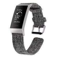 Correa de lona para reloj Fitbit Charge 4, repuesto de pulsera, accesorios para Fitbit Charge 3 2024 - compra barato