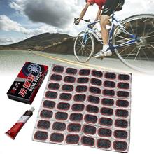 48 Pcs+1 Glue High Quality Round Bicycle Motor Bike electric car Tire Tyre Rubber Patch Piece Cycling Puncture Repair Tools Kits 2024 - buy cheap