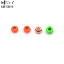 MNFT 500pcs 3.2mm Brass Bead Orange / Bright Green Color Fly Tying Bead Fly Fishing Material Nymph Head Beads 2024 - buy cheap
