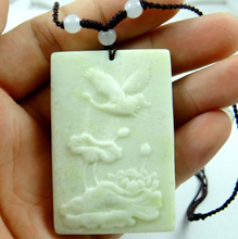 58*38MM Wholesale natural Chinese Liantian stone stone hand-carved statue of Dragon amulet pendant necklace 2024 - buy cheap