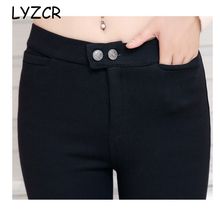 Large Size Women's High Waist Pants for Women Summer 5XL Classic Pencil Female Pants Women High Waist Trousers Ankle-length Pant 2024 - buy cheap