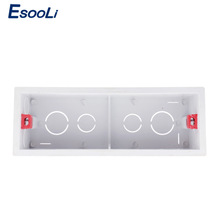 Esooli White / Red ColorMounting Box Internal Cassette 186mm*67.5mm*50mm For 197mm*72mm Standard Touch Switch and USB Socket 2024 - buy cheap