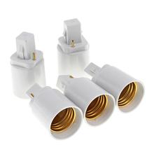 5PCS /lot  G24 to E27 Adapter Socket Halogen Light Lamp Base Converter Adapter Holder Universal Light Converter with 2 Pin 2024 - buy cheap