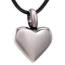 IJD12446 Stainless Steel Blank Small Heart Cremation Memorial Pendant for Ashes Urn Keepsake Souvenir Necklace for Women Jewelry 2024 - buy cheap