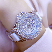 Fashion Ladies Wristwatches Luxury Brand Crystal Dress Women Watch Bling Bling Diamond Rhinestone Ceramic Watch Quartz Watch 2024 - buy cheap