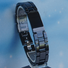 vary length black men classic hi tech scratch proof magnetic ceramic bracelets bangles 2024 - buy cheap