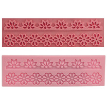 Flower & Snowflake Lace Silicone Fondant Soap 3D Cake Mold Cupcake Jelly Candy Chocolate Decoration Baking Tool Moulds FQ1870 2024 - buy cheap