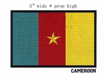 Parche bandera bordada de 3 "de ancho de África, parche para estrella amarilla en el centro, verde, rojo, amarillo, pequeño africano 2024 - compra barato