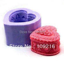 New Style 3D Caixa de Cosméticos (LZ0102) Silicone Handmade Vela/Soap Mold Mold Artesanato DIY 2024 - compre barato