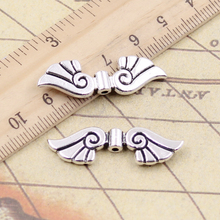 10pcs Charms Angel Wings Bead 16x11mm Tibetan Silver Color Pendants Antique Jewelry Making DIY Handmade Craft 2024 - buy cheap