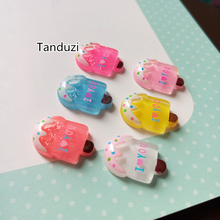 Tanduzi-Polo de resina Kawaii, accesorio para el cabello, álbum de recortes DIY, 100 Uds. 2024 - compra barato