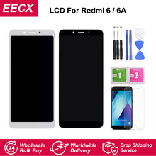 Tela lcd ips de 5.45 polegadas para xiaomi redmi, touch screen, digitalizador, montagem, substituição para xiaomi redmi 6 6a com quadro 2024 - compre barato
