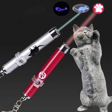 Забавная игрушка для кошек, лазерная ручка, фонарик-проектор с рыбой мышкой, инфракрасная указка, светодиодная лазерная указка, игрушки для кошек, животных 2024 - купить недорого