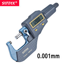 Syntek 0.001mm 0-25mm Micron Digital Outside Micrometer Electronic Micrometers Gauge Professional Industrial CE Measuring Tools 2024 - buy cheap