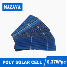Panel Solar para manualidades, cargador de células solares, lámpara LED policristalina, luz de carga de batería de silicio, 78x26mm, 0,5 V, 0,37 W, 50 unids/lote 2024 - compra barato