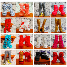 100 Pairs/lot Factory Wholesale Original Monster Doll Shoes Mixed Style Beautiful Boots Sandles 1/6 Dolls Shoes High Recommended 2024 - buy cheap