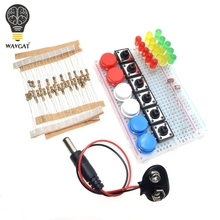 Smart Electronics Starter Kit For arduino uno r3 mini Breadboard LED jumper wire button 2024 - buy cheap