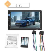 Universal 7'' 2 Din Car Radio MP5 Multimedia Player HD Touch Screen Audio Stereo Bluetooth USB AUX Support Rear View Camera 2024 - buy cheap
