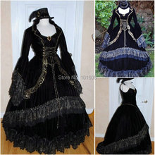 1860S Victorian Corset Gothic/Civil War Southern Belle Ball Gown Dress Halloween dresses  CUSTOM MADE R-061 2024 - buy cheap