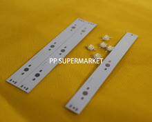 10PCS 140mm x 16MM Aluminium PCB Circuit Board for 3 x 1w,3w,5w LED in Series 2024 - buy cheap