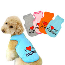 Chaleco para perros y gatos pequeños, abrigo sin mangas para mascotas, camiseta Top, ropa para cachorros lindos, S, M, L, XL 2024 - compra barato