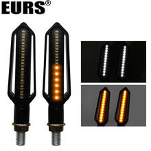 EURS Universal Double Color 12Led 3020smd Led Light Turn Signal Motorcycle High Quality Turn Signal yellow white Motorcycle Lamp 2024 - buy cheap