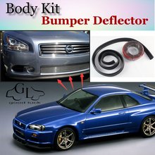 Bumper Lip Deflector Lips For Nissan Skyline GT R GTR R30 R31 R32 R33 R34 V35 Front Spoiler Skirt For TopGear / Body / Kit Strip 2024 - buy cheap