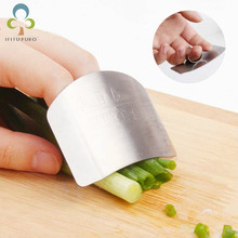 Cut finger  device for kitchen cooking gadget utility proof stainless steel chopping hand guard LYQ 2024 - buy cheap