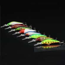 8pcs 6.6CM/9G/  Sea Fishing lure 8# Hooks hard bait artificial lure wobbler minnow swimbait japan fishing tackle Free shipping 2024 - buy cheap