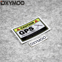 2PCS Motocross Bike Warning Caution Stickers GPS PROTECTS Alarm Track System Vehicle Bumpers 10x6.5cm 2024 - buy cheap