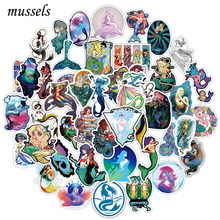 50Pcs European And American Classic Fairy Tale Mermaid DIY Decal Scrapbooking For Decor Wall Luggage Laptop  Album Sticker 2024 - buy cheap