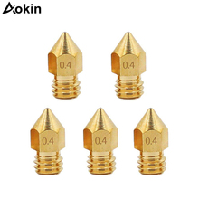 Mk8 Nozzle 0.4mm 0.3mm 0.2mm 0.5mm Copper 3d Printers Parts Extruder Threaded 1.75mm 3.0mm Filament Head Brass Nozzles Part 2024 - buy cheap