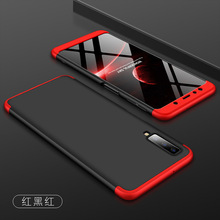 For Samsung Galaxy A7 2018 Case Hard 3 in 1 Matte Armor Hybrid Protect back cover case for samsung a7 2018 a750 full cover shell 2024 - buy cheap