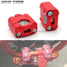 Cnc-suporte para guidão de motocicleta, para bicicleta de corrida, enduro, supermoto mx, atv 2024 - compre barato