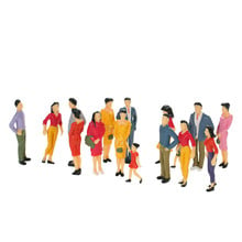 50Pcs/lot 1:25 Scale Model Miniature Figures Architectural Model Human Model ABS Plastic Peoples 2024 - buy cheap