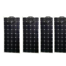Zonnepanele-Panel Solar Flexible de 100w y 12v, cargador de batería Solar de 400w, resistente al agua, para barco, coche, yate, caravana y Camping, 4 Uds. 2024 - compra barato