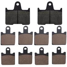 Motorcycle Front + Rear Brake Pads Disks for Kawasaki ZZR 1400 / ZX 14 Ninja (ZX 1400 A / C) (06-14) ZZR1400 ZX1400 2024 - buy cheap