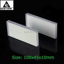 5 Pieces/lot Gdstime 100x45x10mm Aluminum Fins DIY Heat sink LED Cooling Heatsink 2024 - buy cheap