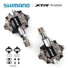 SHIMANO XTR PD-M9100 Mountain Bike SPD Pedal Clipless race Pedals Set  incl SM-SH51 cleats Mountain Bike Pedal 2024 - buy cheap