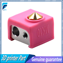 Calcetines de silicona MK10 para Wanhao i3 QIDI TECH, en lugar de aislamiento de cerámica, color rosa, 5 unidades 2024 - compra barato