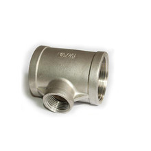 Free shipping 2"-1/2"-2" Female Tee Threaded Reducer Pipe Fittings F/F/F Stainless Steel SS304 Threaded Reducer Tee 2024 - compre barato