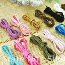 2.7MM 100M Mix Color Flat String Velvet Imitation Leather Cords Ropes Lines Wires Jewelry Accessories 2024 - buy cheap