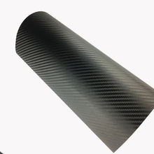 TSAUTOP Size 1.52x28 m high quality 3d carbon fiber film black car vinyl wrap 2024 - buy cheap