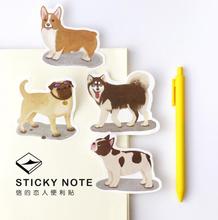 Mi querida mascota doméstica perro Bloc de notas Memo Bloc de notas de cuaderno de notas adhesivas marcador regalo promocional papelería 2024 - compra barato